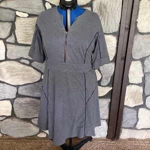 Pre owned sized 22w Eshakti Seam Detail Grey Dress